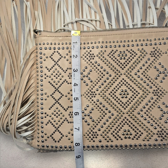 Imoshion Fringe And Studded Boho Shoulder Crossbody‎ Bag - Picture 6 of 12